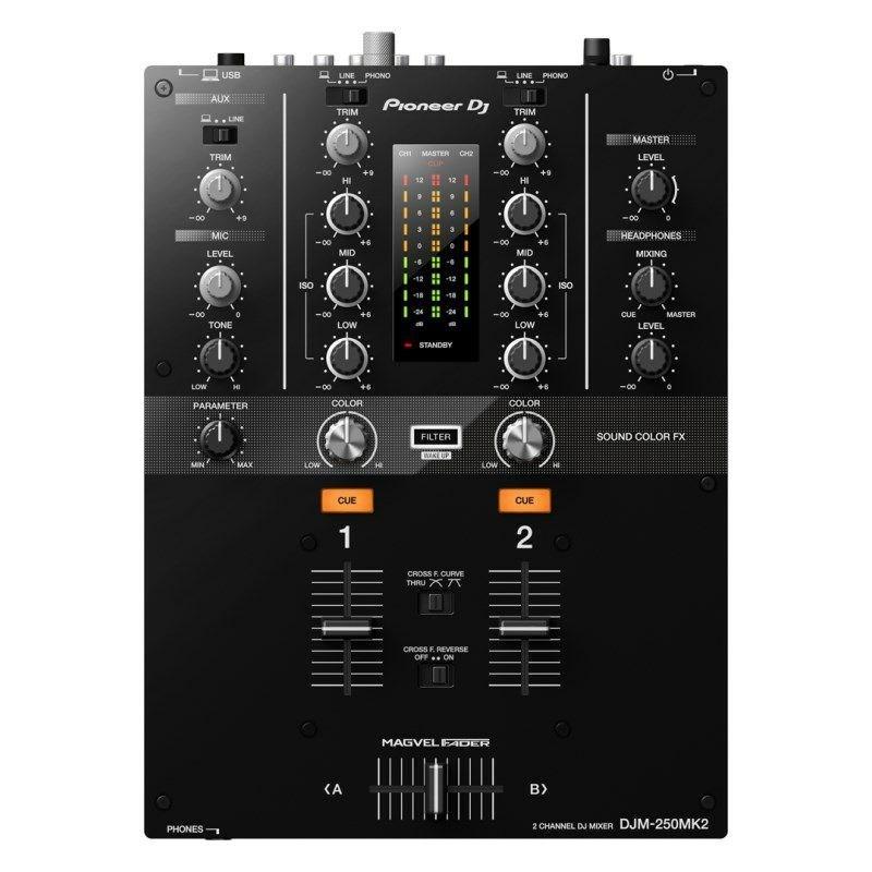 Pioneer DJ DJM-250MK2 + コントロールヴァイナルRB-VD2-W + UDG製 USBタイプC-BケーブルSET 【rekordbox対応 2ch DJミキサー】｜shibuya-ikebe｜02