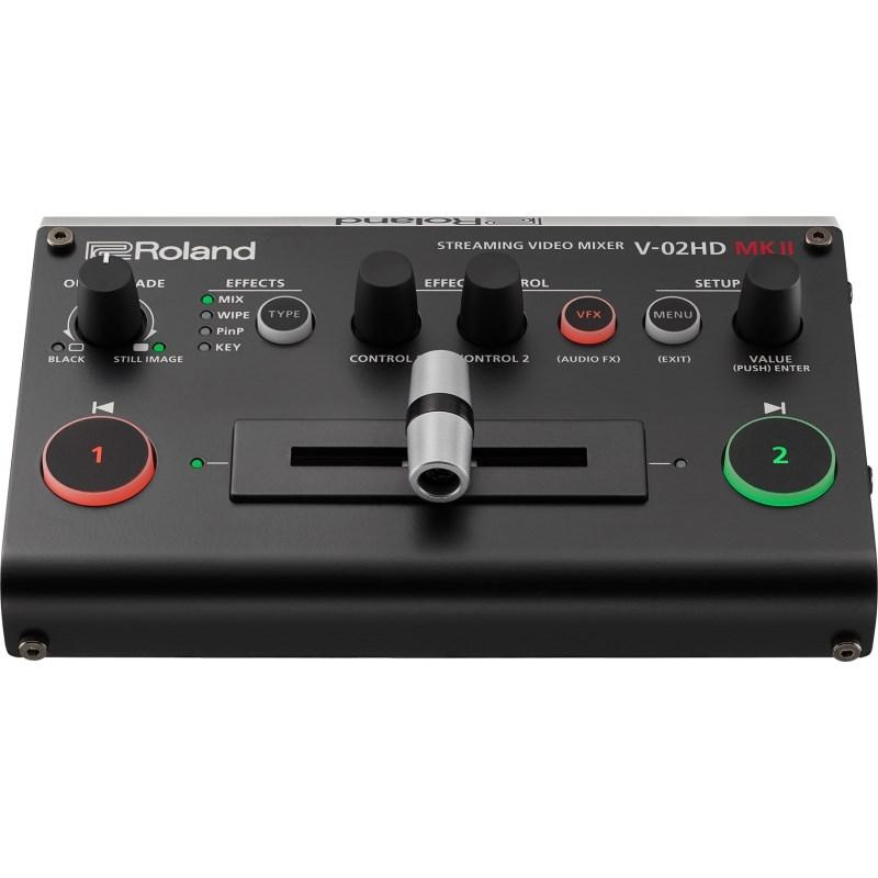 ローランド - Roland V-02固定ディスク MK II 【パウダーコンパクト大きさ ストリーミングビデオスイッチャー】 VJ関連機器-楽器、器材-楽器、手芸、コレクション