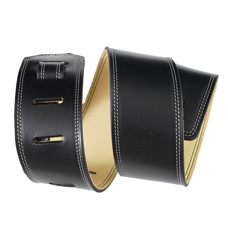 Moody Leather-Leather 2.5inch Standard Tail [Black-Cream] : 渋谷 
