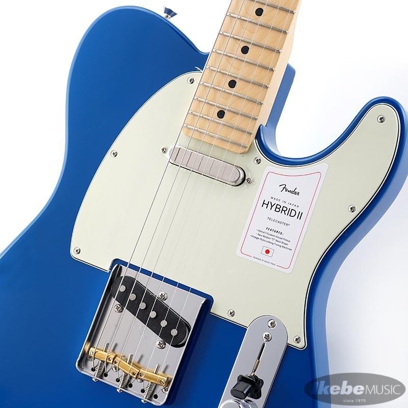 Fender Made in Japan Hybrid II Telecaster (Forest Blue/Maple)の画像