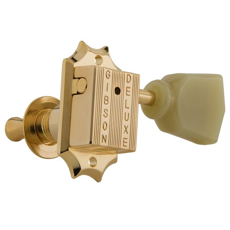 Gibson 【春得セール】 Deluxe Green Key Tuner Set (Vintage Gold) [PMMH-020]の画像