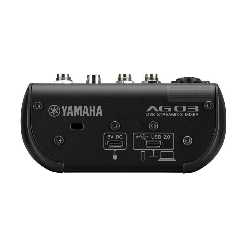 YAMAHA AG03MK2 B(ヤマハ)(USBミキサー)(配信用インターフェース)の画像