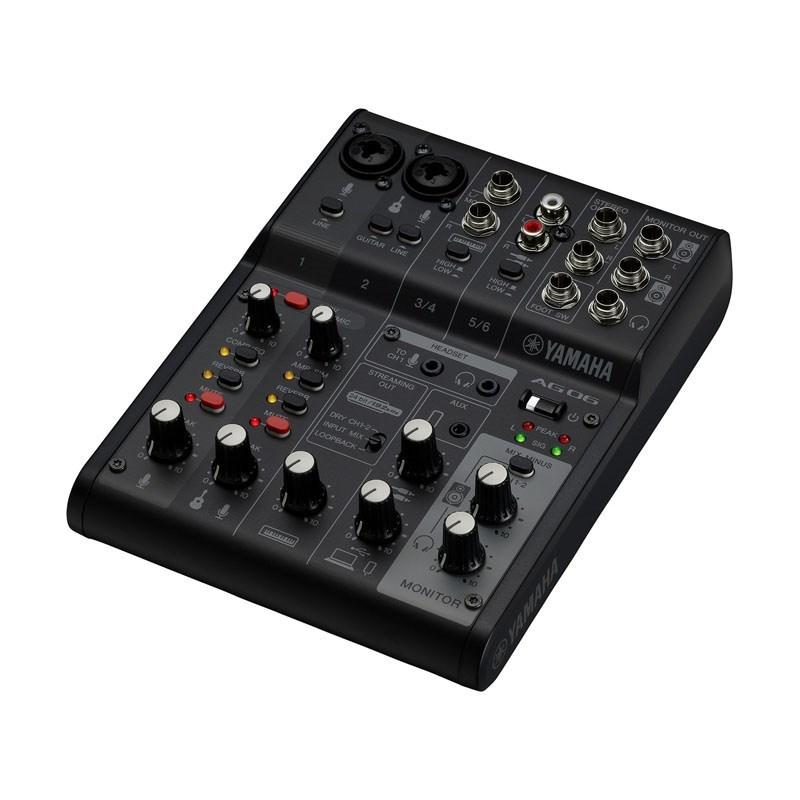Yamaha AG06mk2 B 美品 配信で色々できます！ YAMAHA（ヤマハ） 【予約商品・長期欠品中】AG06MK2 B(ヤマハ)(USB