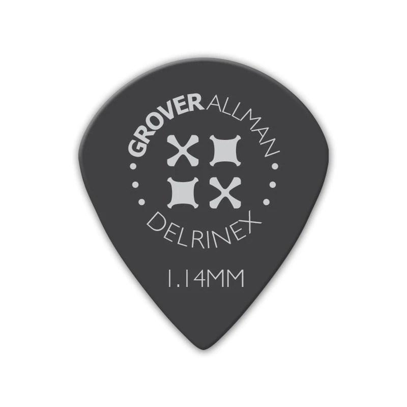 Grover Allman Delrinex Jazz XL Pro Picks 1.14mm [Black] : 渋谷イケベ楽器村 - 通販 ...