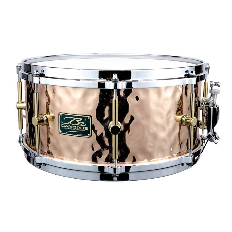 CANOPUS Hammered Bronze Snare Drum 14×6.5 [HBZ-1465] : 732666 