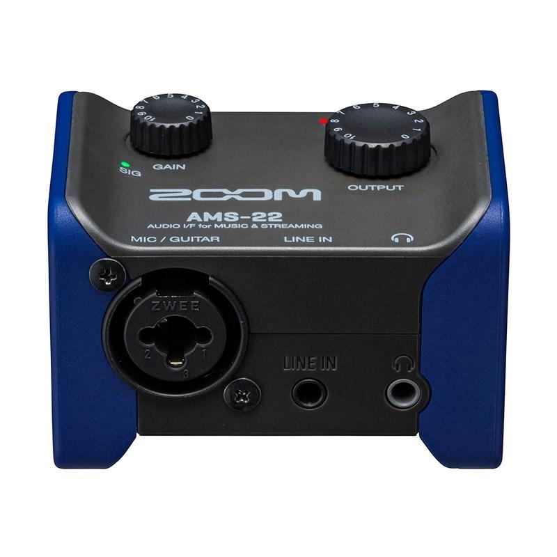 ZOOM AMS-22(AUDIO I/F for MUSIC \u0026 STREAMING)の画像