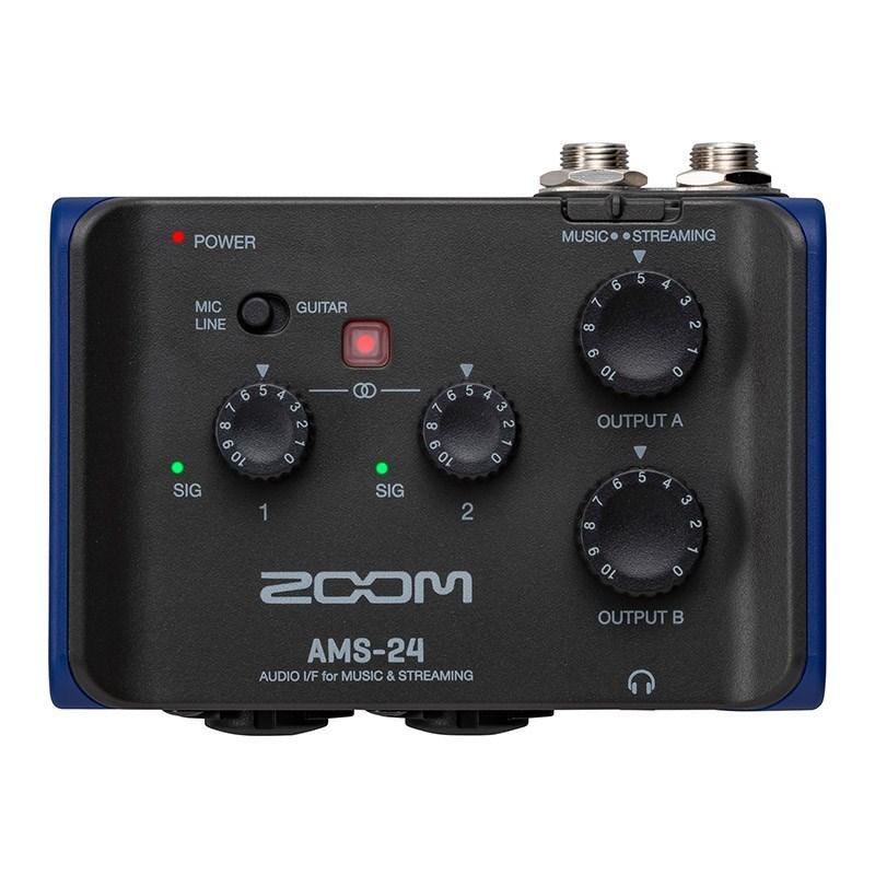 ZOOM AMS-24(AUDIO I/F for MUSIC \u0026 STREAMING)の画像