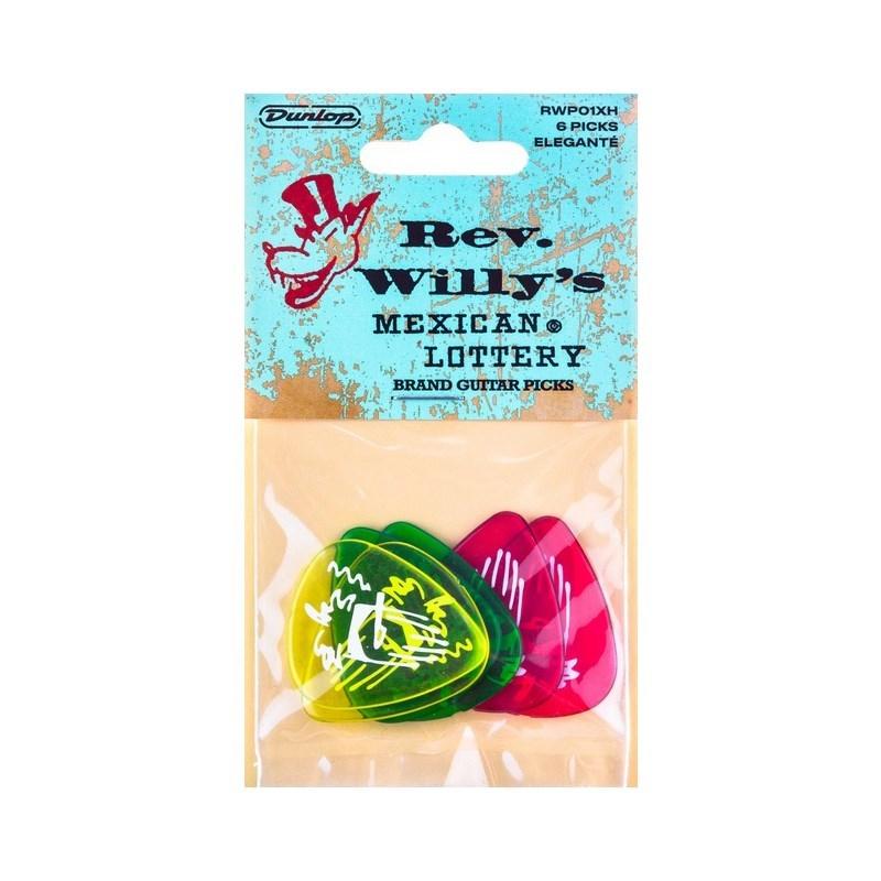 Dunlop (Jim Dunlop) 【夏のボーナスセール】 Rev Willy's Guitar Picks [RWP01XH]｜shibuya-ikebe