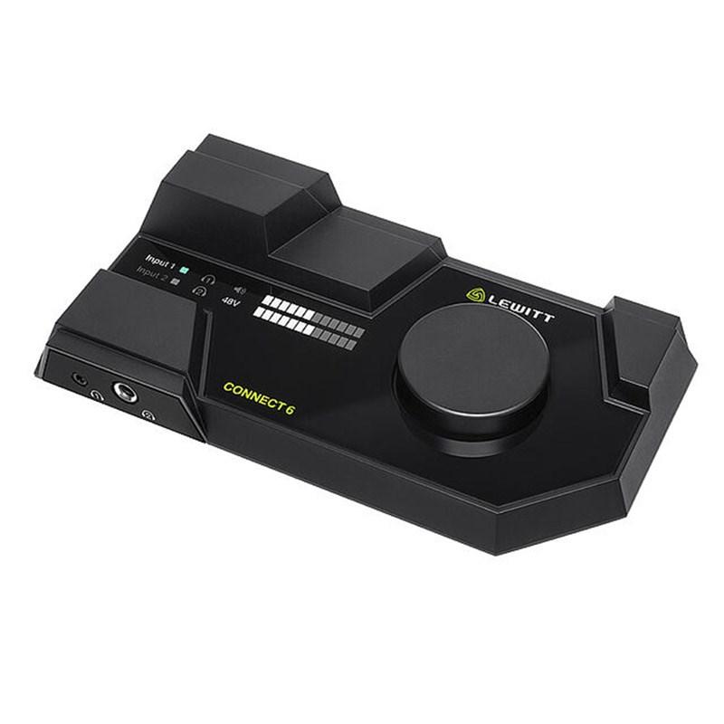 LEWITT CONNECT 6 (ルーイット)(オーディオインターフェイス)(レコーディング)(ストリーミング)(ポッドキャスト)(自動セットアップ)(ループバ..._1