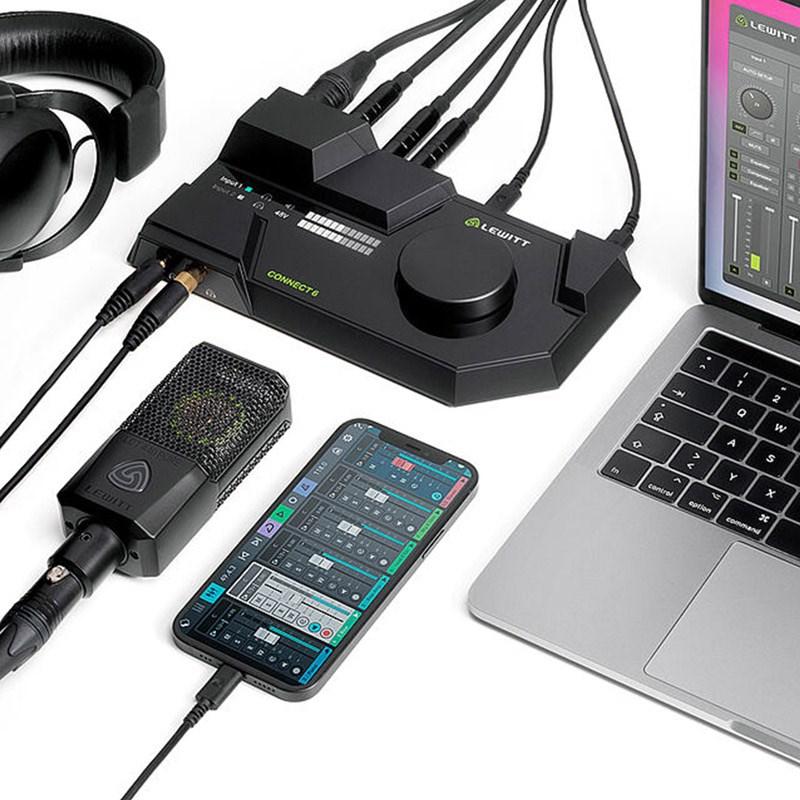 LEWITT CONNECT 6 (ルーイット)(オーディオインターフェイス)(レコーディング)(ストリーミング)(ポッドキャスト)(自動セットアップ)(ループバ..._8