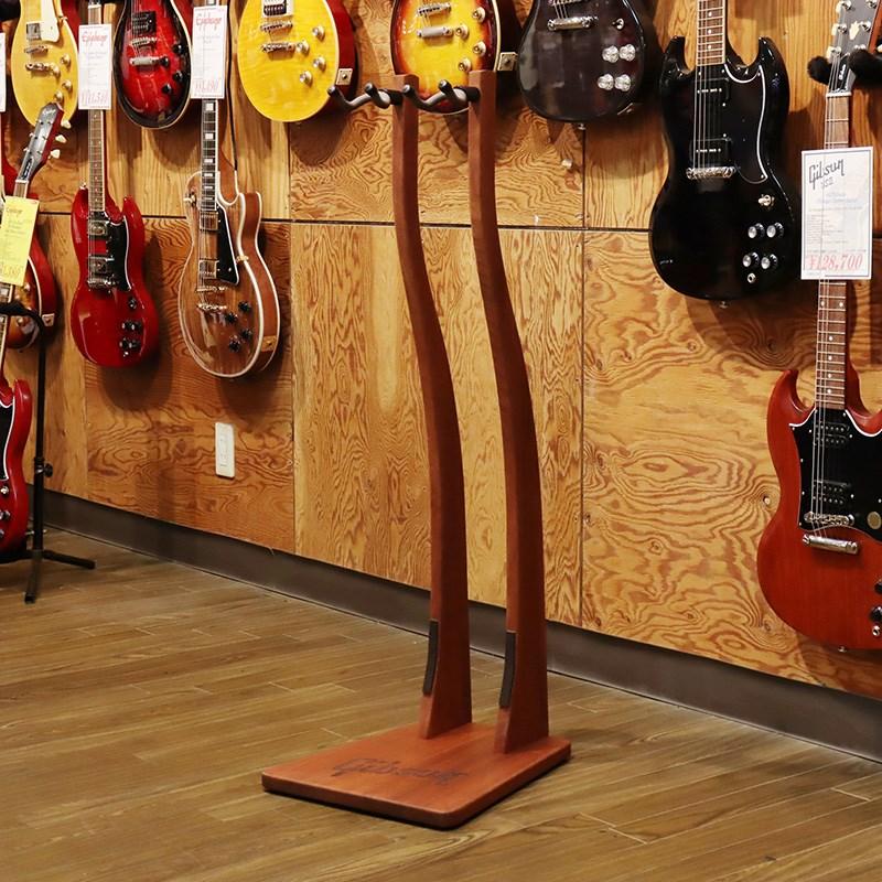 Gibson Handcrafted Wooden Doubleneck Guitar Stand Mahogany [ASTDDBLMG