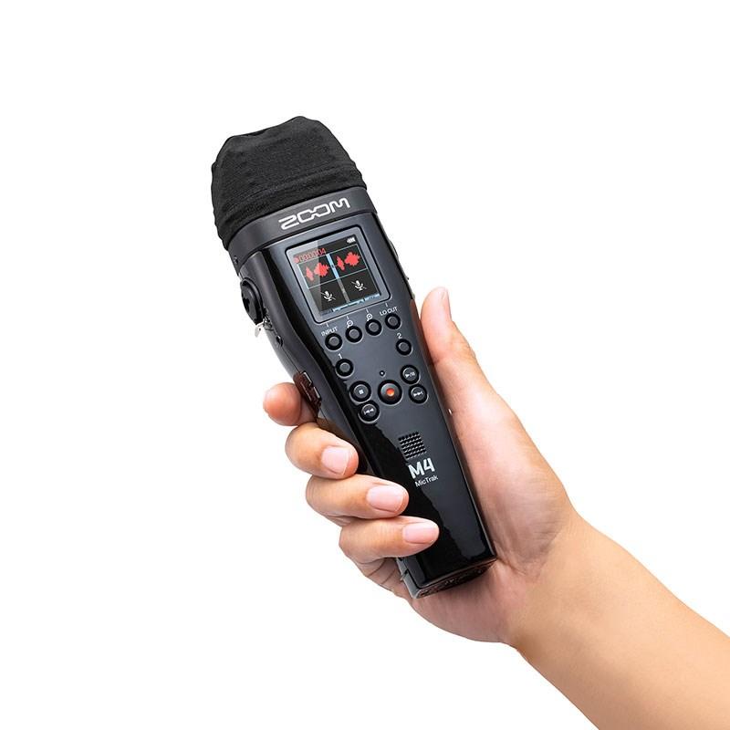 ZOOM ( ズーム ) / M4 マイクロフォン型オーディオレコーダー ズーム（zoom） ZOOM MicTrak M4(XYステレオマイク内蔵・2chXLR入力