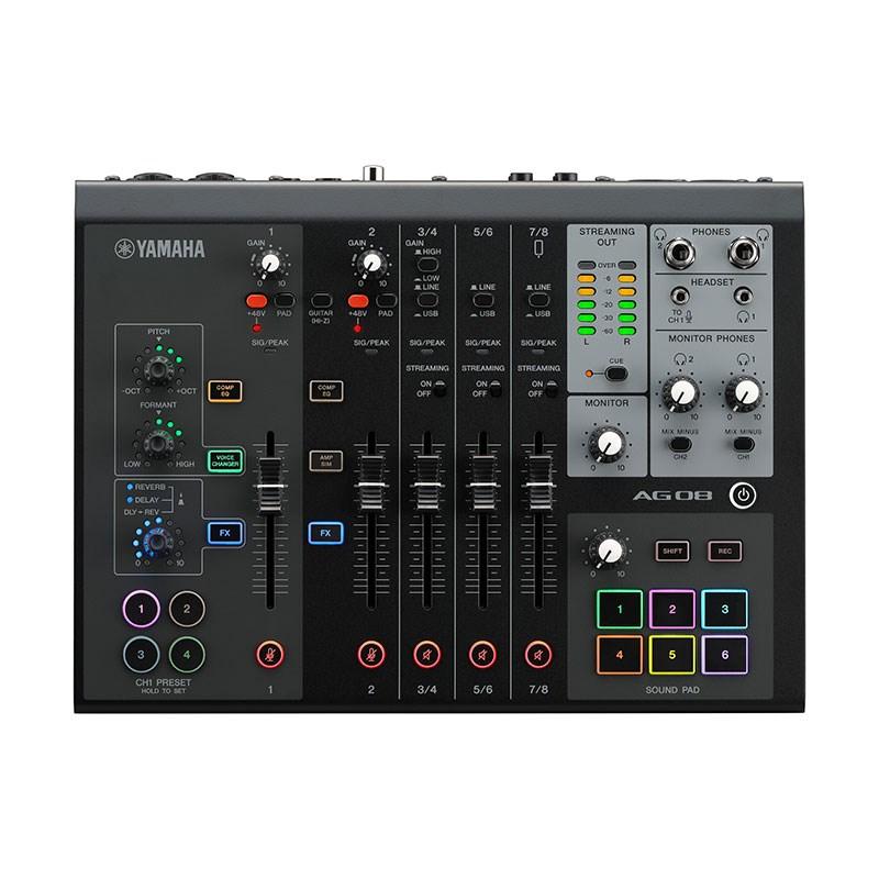 YAMAHA（ヤマハ） YAMAHA AG08 B(ブラック)(ヤマハ)(USBミキサー)(配信