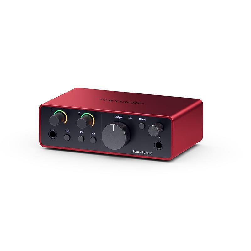 Focusrite Scarlett Solo gen4 (Cubase LE付属)(2in2out・USB-C