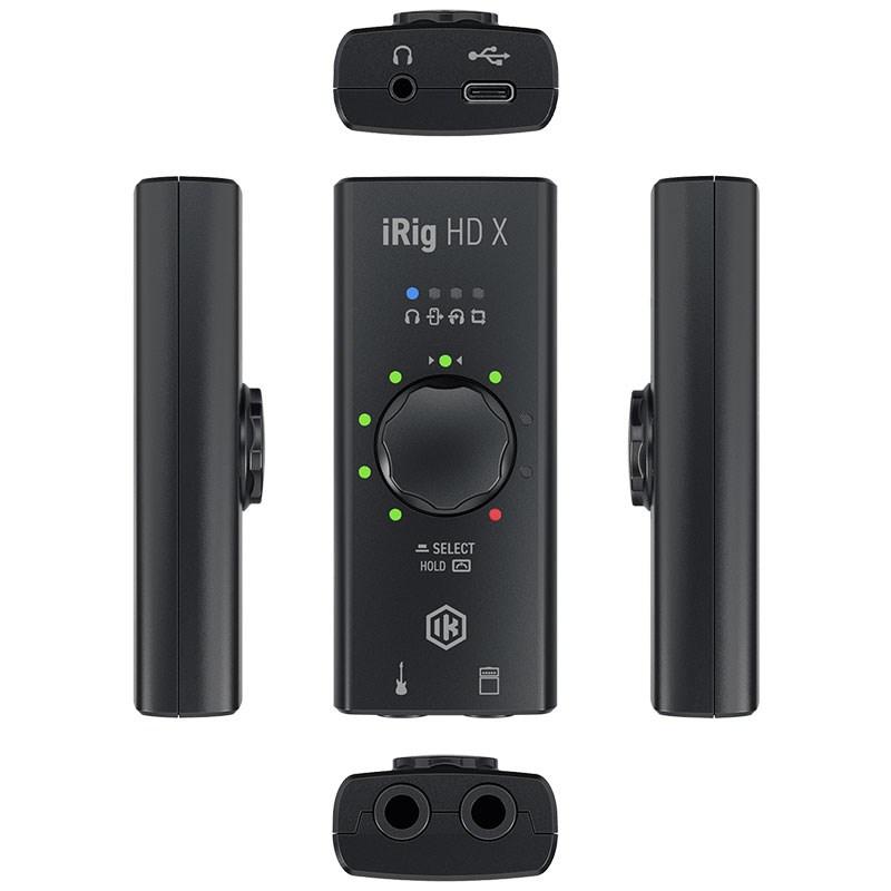 iRig HD X オーディオインターフェイス 本体＋アダプタ IK Multimedia IK Multimedia iRig HD X(モバイル・ギター向けUSB-C