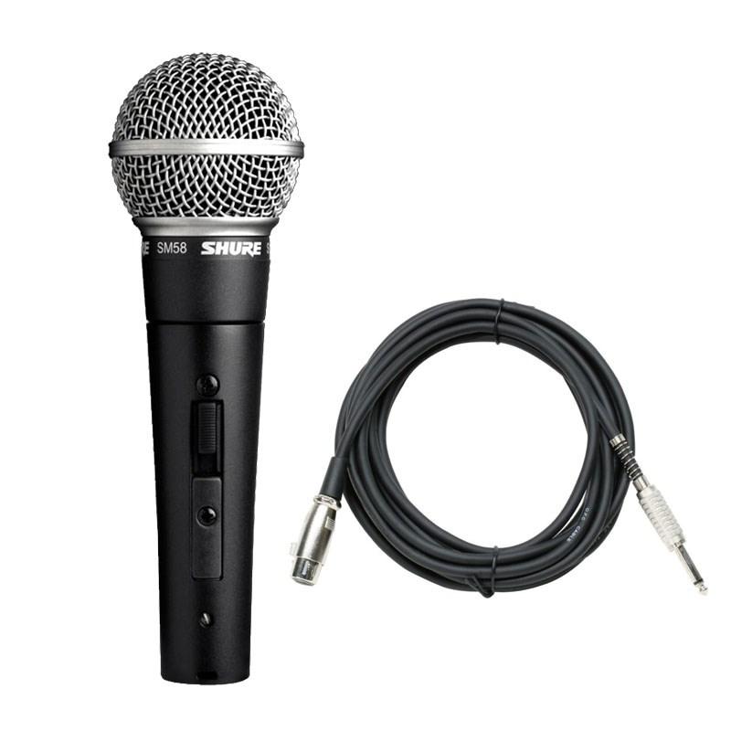 SHURE（シュア） SHURE SM58SE【マイクケーブルセット(XLRメス-TS