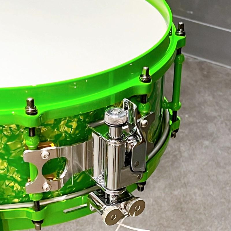 GOSTRAY EVO Series 14×4.75 Snare Drum [Rime Green / Rime HW]【店頭展示特価品】｜shibuya-ikebe｜03