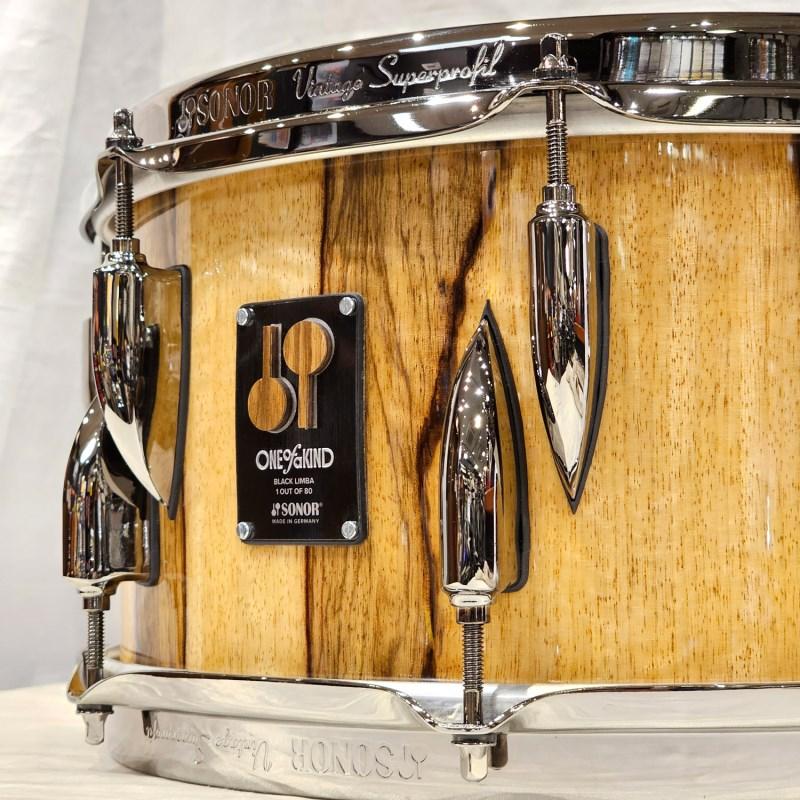 SONOR One of a Kind Snare Drum 13×6.5 Black Limba [OOAK22-1365SDW BL]【世界限定80台】｜shibuya-ikebe｜02