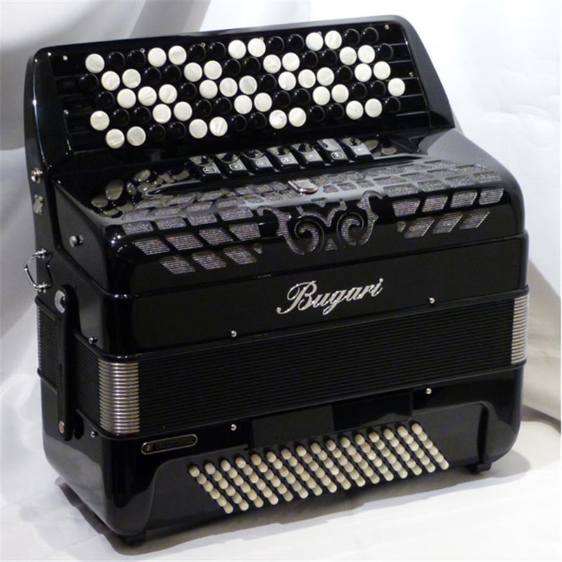 BUGARI イタリア製 クロマチックアコーディオン ボタン式 ブガリ 320CH 