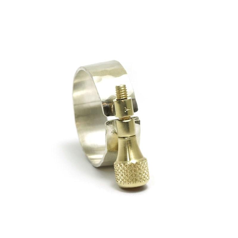 ゴッツ アルトサックス/Jazz Metal用リガチャー Solid Silver 【ボナード】 Ligature