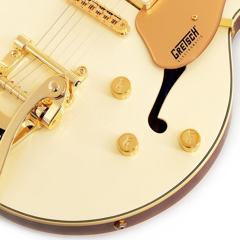 GRETSCH Electromatic Pristine LTD Center Block Double-Cut with Bigsby (White Gold/Laurel)_4