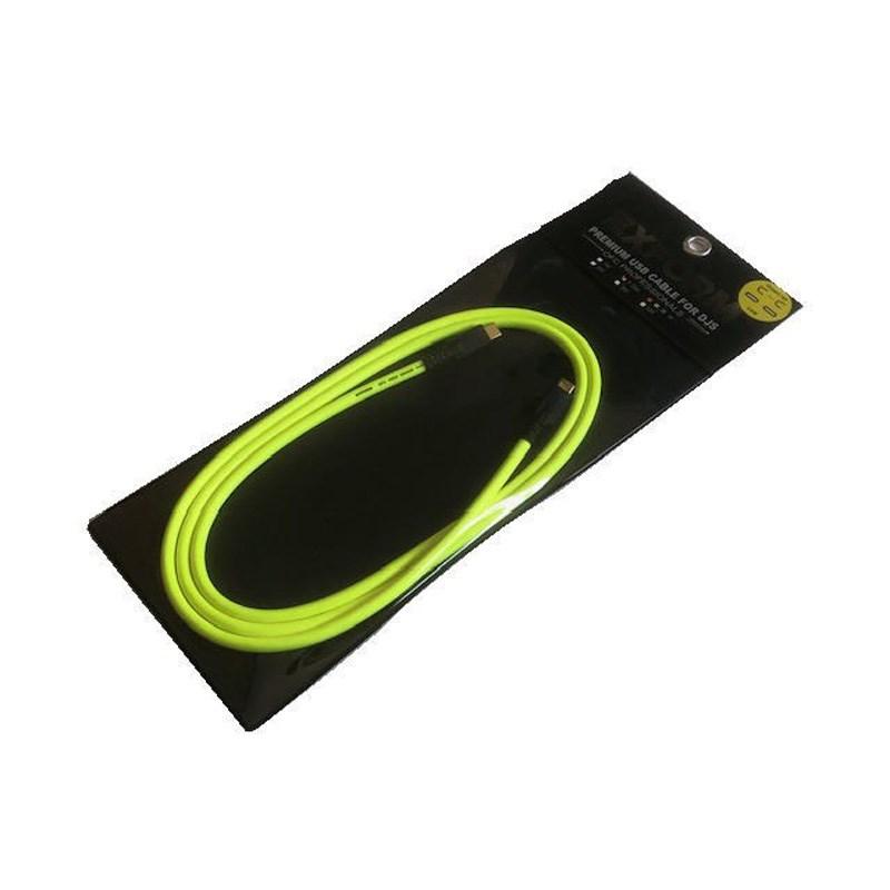 EXFORM DJUSB-1.5M-YLW-C-C 【C to C タイプの高品質USBケーブル 1.5m