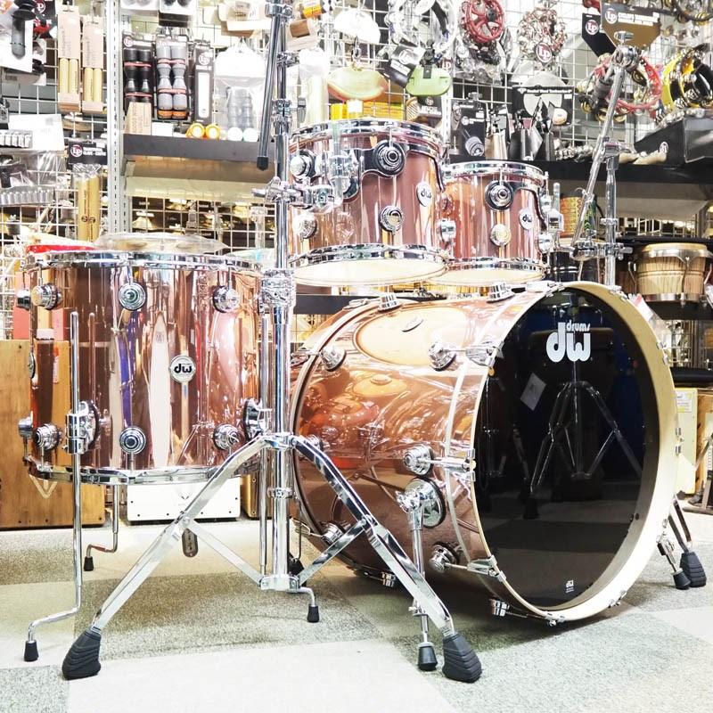 dw Collector’s Pure Maple 4pc Kit / 333 Shell [22BD，16FT，12&10TT / Rose Copper Finish Ply]｜shibuya-ikebe｜02