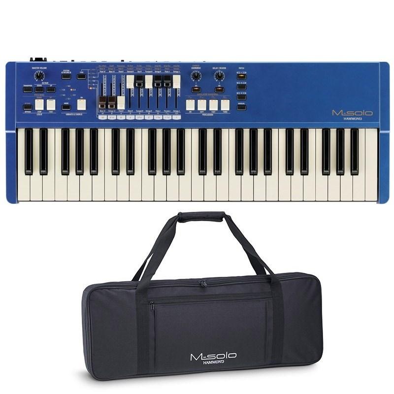 鍵盤楽器 HAMMOND M-solo BLE HAMMOND 【展示品特価】M-solo (Blue) 49鍵盤 ドローバーキーボード