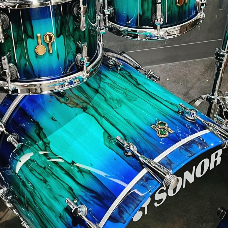 SONOR SQ2 System Beech Vintage 4pc Drum Kit - Green Lacquer over