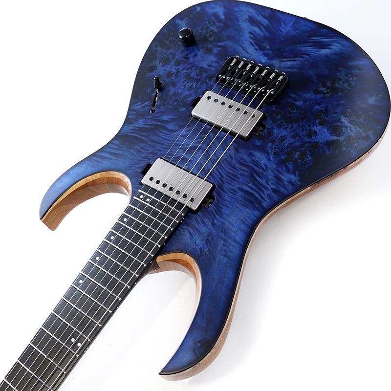 ギター Mayones duvell elite7 MAYONES Duvell Elite 7 B26.5 (Trans Blue Satin) ｜イケベ楽器