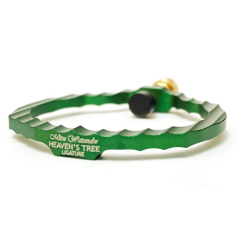 SAXZ Heaven's Tree Ligature ラージタイプ SAXZ 「ラージ / フォレストグリーン」 サックス用リガチャー サクゼト