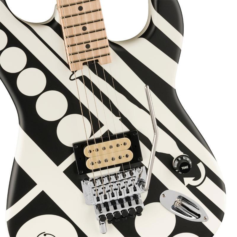 EVH Striped Series Circles (White and Black/Maple) : 渋谷イケベ