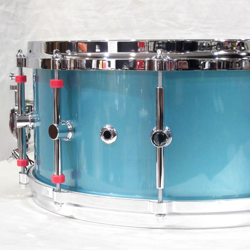 CANOPUS MTR-1465DH [Type-R BULLET Snare Drum 14''×6.5'' - Turquoise Metallic Lacquer]【店頭展示特価品】の画像