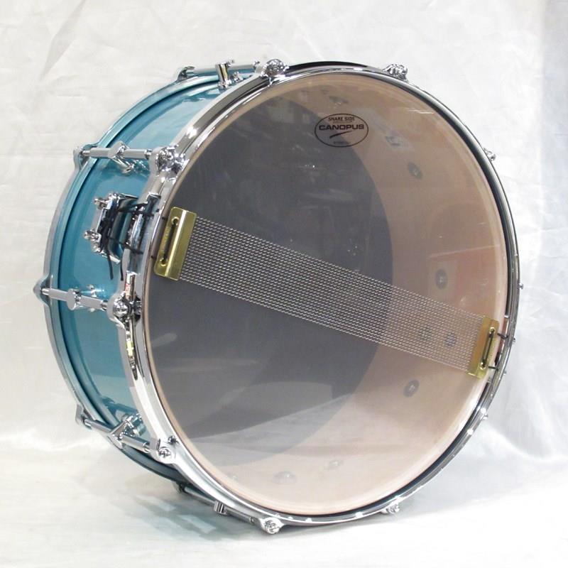 CANOPUS MTR-1465DH [Type-R BULLET Snare Drum 14''×6.5'' - Turquoise Metallic Lacquer]【店頭展示特価品】の画像