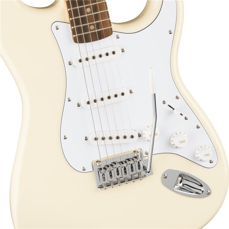 Squier by Fender FSR Affinity Series Stratocaster White Pickguard (Olympic White / Laurel Fingerboard)の画像