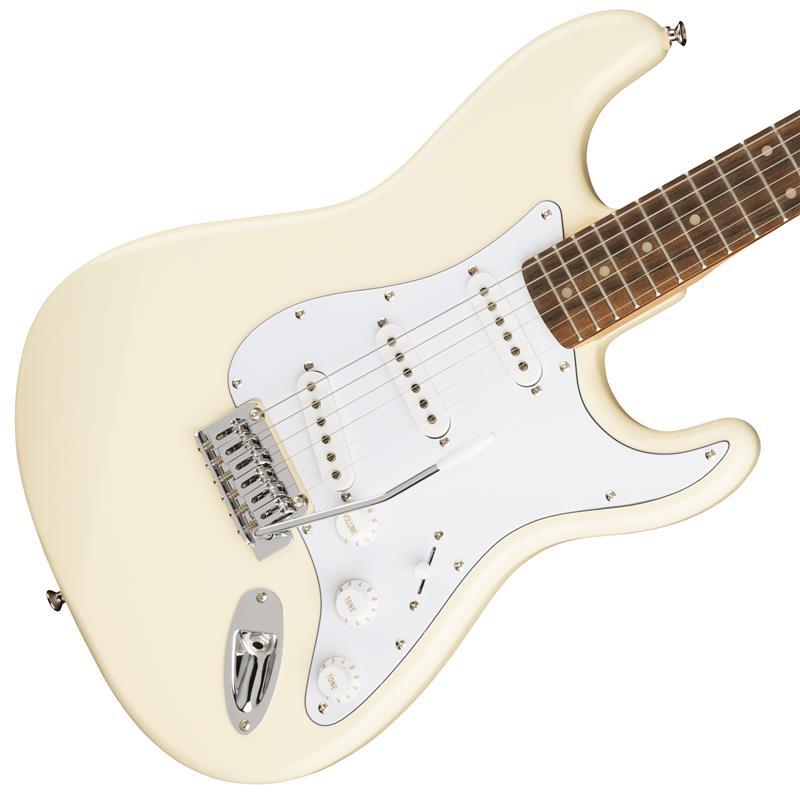 Squier by Fender FSR Affinity Series Stratocaster White Pickguard (Olympic White / Laurel Fingerboard)の画像
