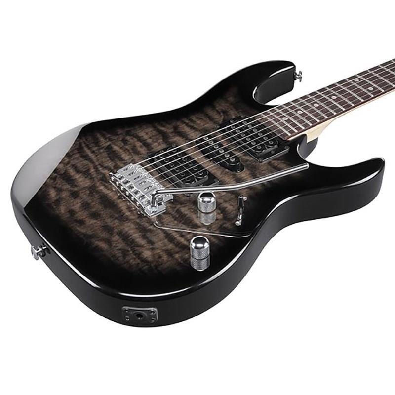 Ibanez GRX70QA TKS (Transparent Black Sunburst)_1