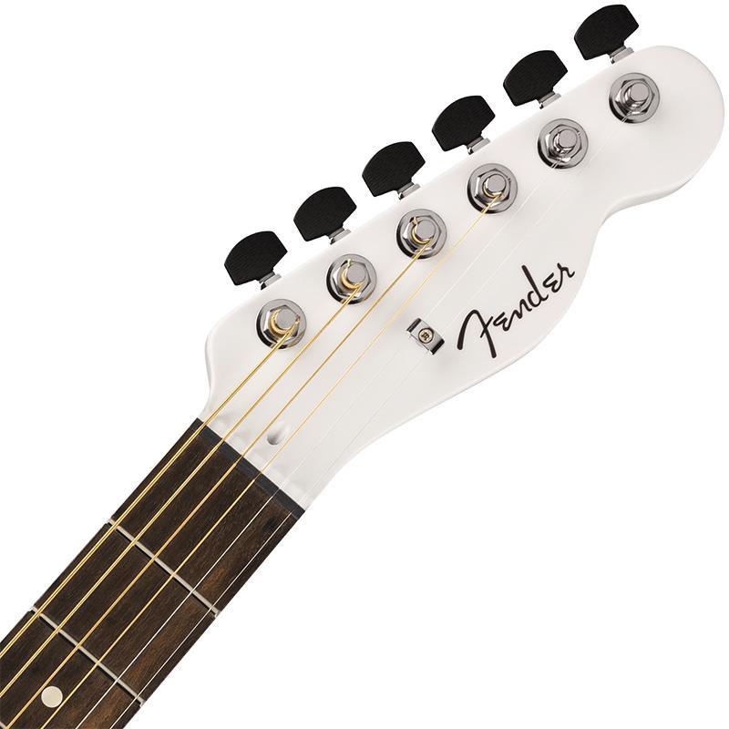 Fender Acoustics Limited Edition FINNEAS American Acoustasonic Telecaster (Satin Arctic White/Ebony)の画像