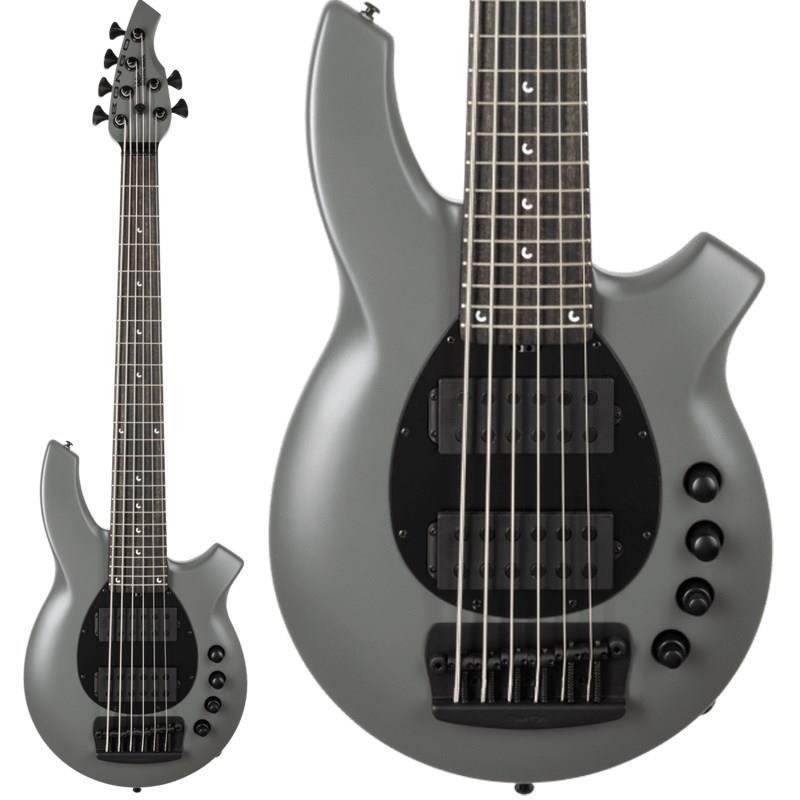 6月5.6日土日限定ミュージックマン　エレキベース Music Man MUSICMAN Bongo6 HH (Titan Gray/Ebony) : 渋谷イケベ楽器村