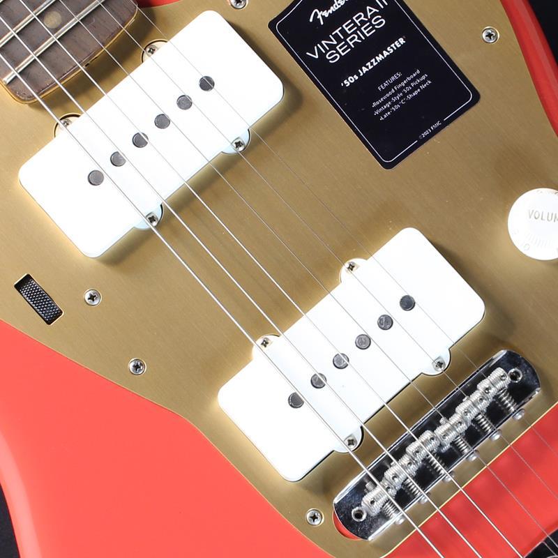 Fender MEX Limited Edition Vintera II Road Worn '50s Jazzmaster (Fiesta Red/Rosewood) #MX25083821の画像