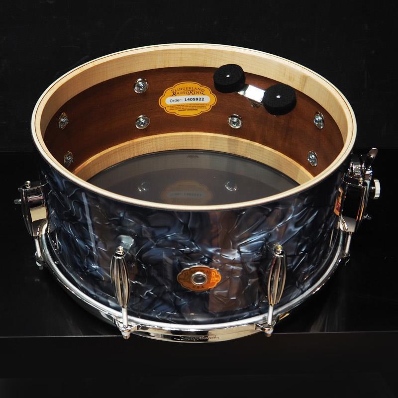 Slingerland Radio King Artist Snare Drum 14×6.5 [Black Diamond 