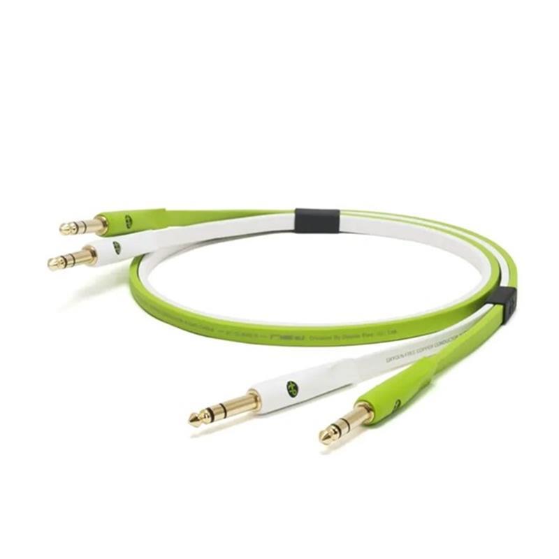 ADAM D3V White + OYAIDE製高品質オーディオケーブルセット(TRS-TRS