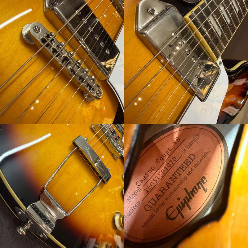 新個品 エピフォン カジノ クーペ VS（ビンテージ・サンバースト