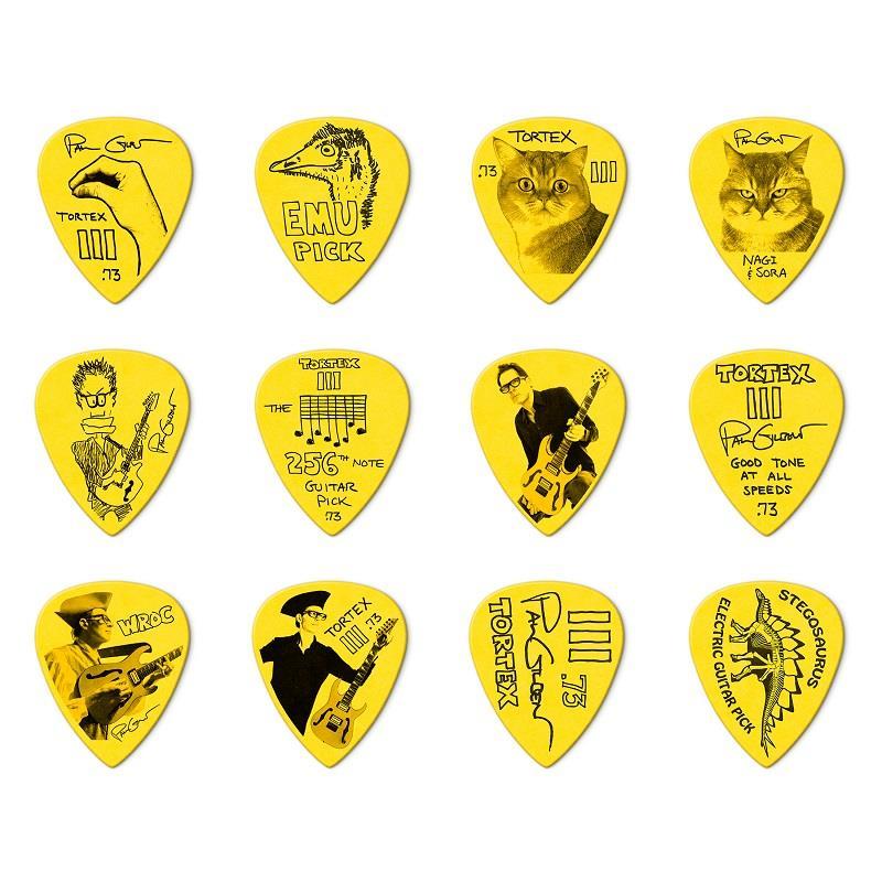 ポール・ギルバート×12枚セット JIM DUNLOP ジムダンロップ PG462P PAUL GILBERT CUSTOM TORTEX TIII