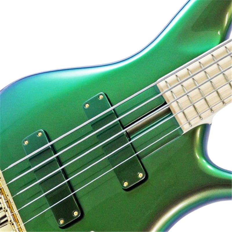 F-bass BN5 Alder body (Purple \u0026 Green [Urban Ivy] SuperShift Pearl Gloss with Gold Hardware)_3