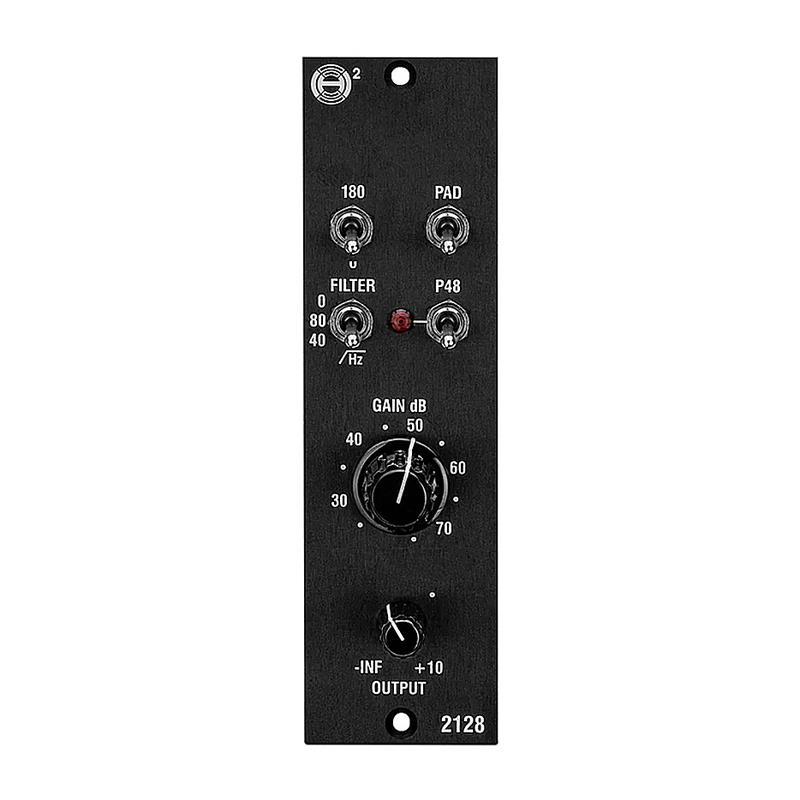 H2 Audio 2128 Mic Pre 【予約商品・6月8日発売予定】(エイチツーオーディオ)(マイクプリアンプ)(500シリーズ)(Heliosコンソール)_1