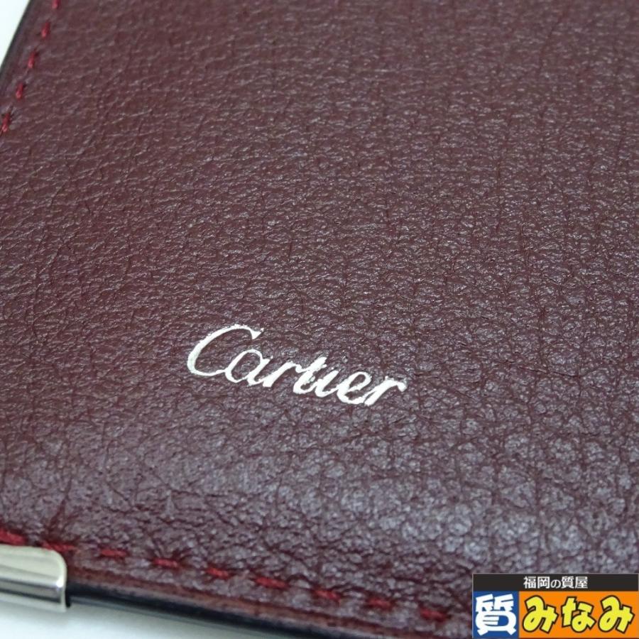■新同■　カルティエ マスト カードケース レザー ブラック 黒 L3001367 【145827】 Cartier - □未使用□ カルティエ マスト カードケース レザー