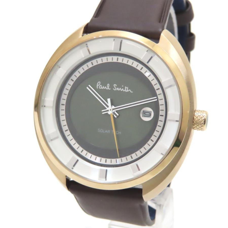 Ae429361 ポールスミス 腕時計 J810-T021981 ソーラー デイト グリーン