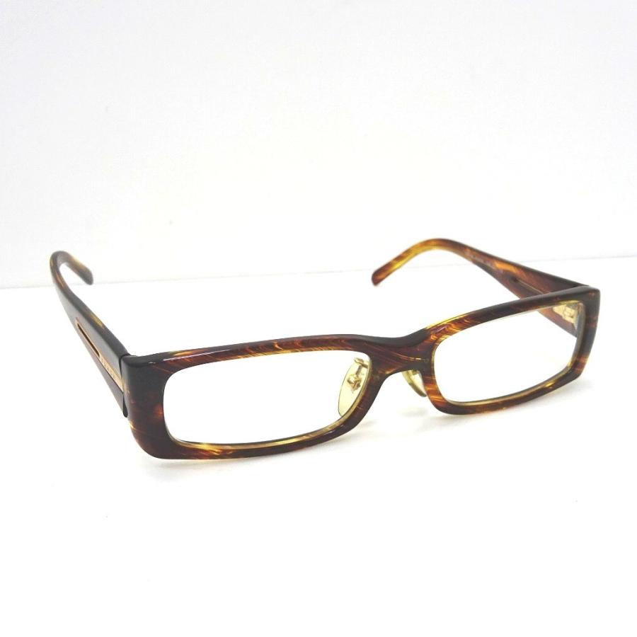 PRADA（プラダ） Ae515491 眼鏡 メガネフレーム 度無し VPR16 ブラウン