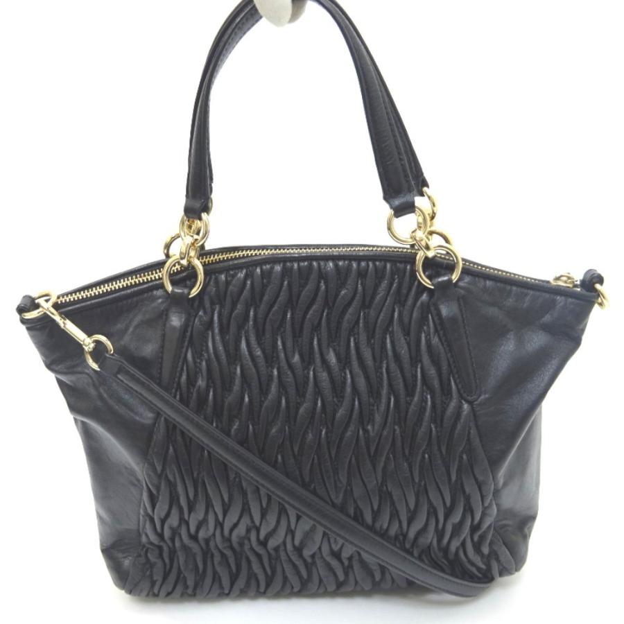 COACH（コーチ） Ae528932 2WAYバッグ ツイスト ギャザード レザー